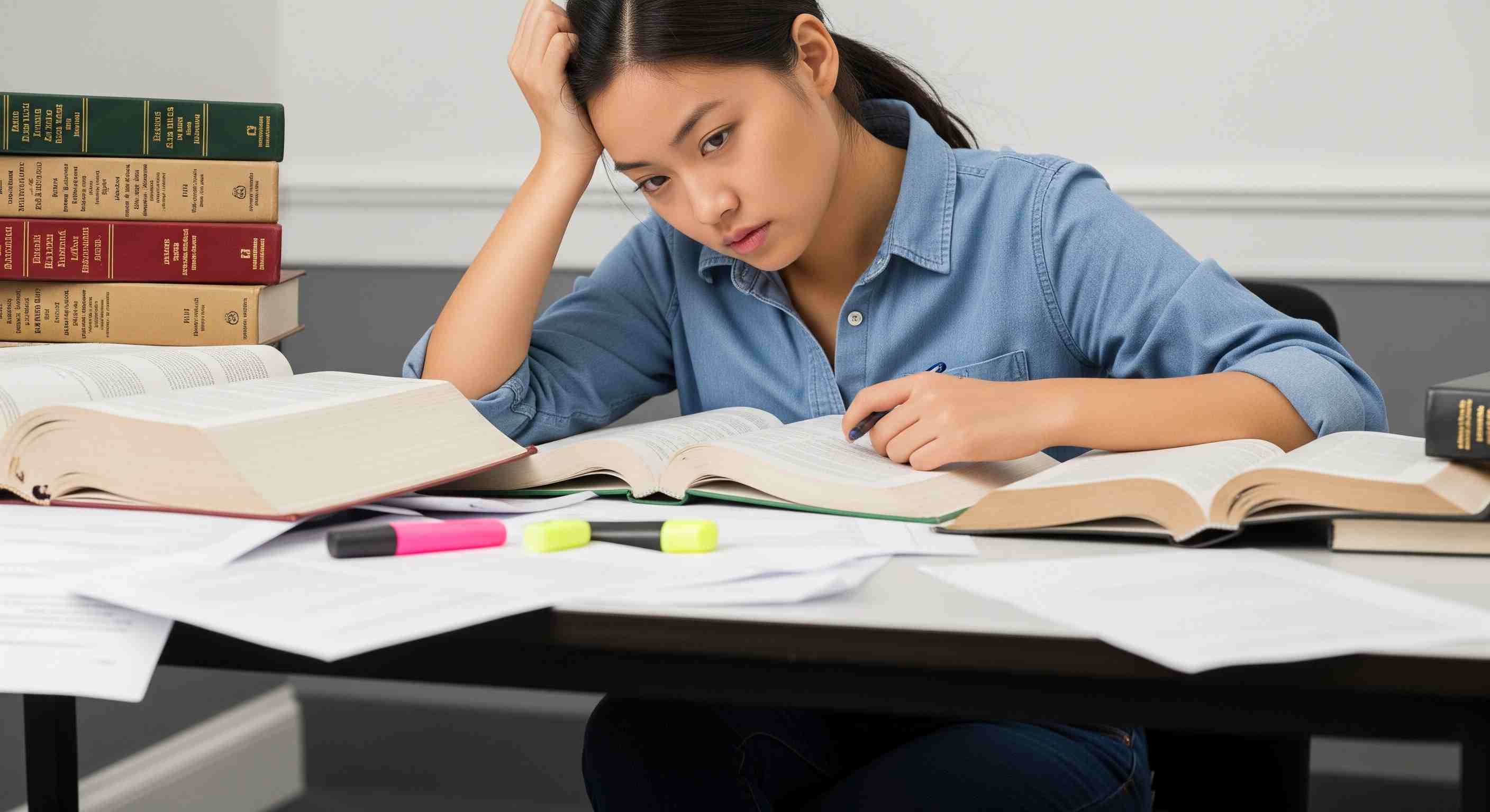 école de droit et charge de travail