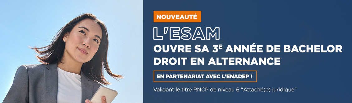 Actualité Partenariat ESAM et ENADEP header