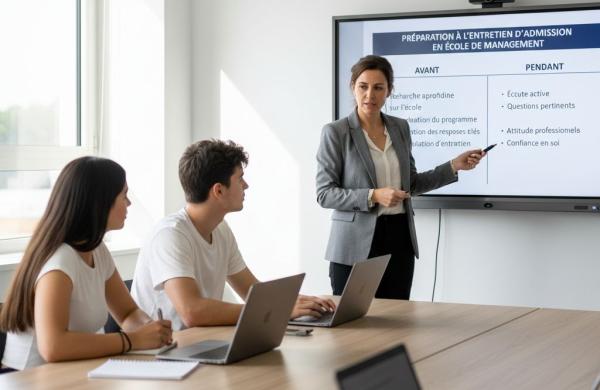 Comment se préparer à un entretien d’admission dans une école de management